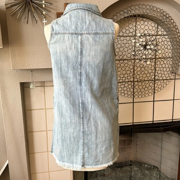 One teaspoon KIDS MINI denim BRAXTON DRESS size 9-10 - Picture 9 of 13